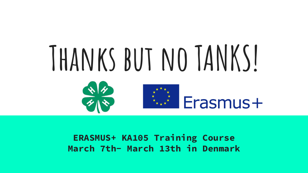 Thanks but no TANKS! – Training Course in Danimarca